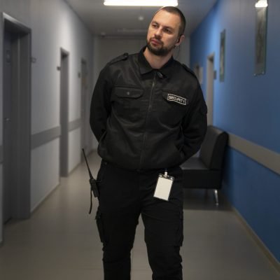 security-guard-working